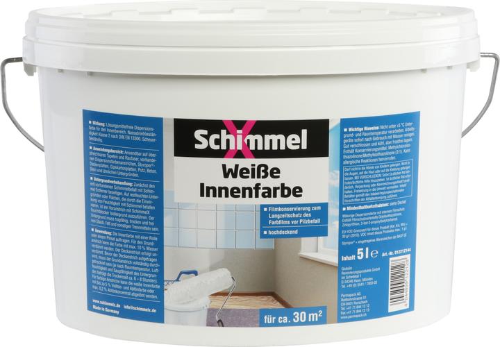 Actual product image SchimmelX Interior paint (White, 5 l)