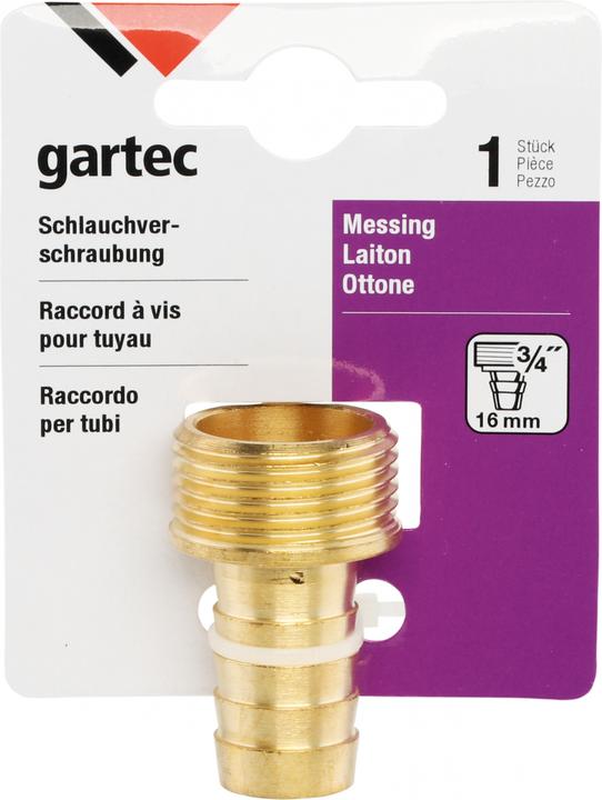 Actual product image Gartec Hose fitting (Hose connector, 16 mm)