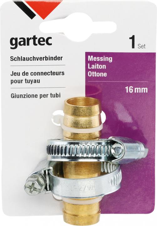 Gartec hose connector (Hose connector, 16 mm)