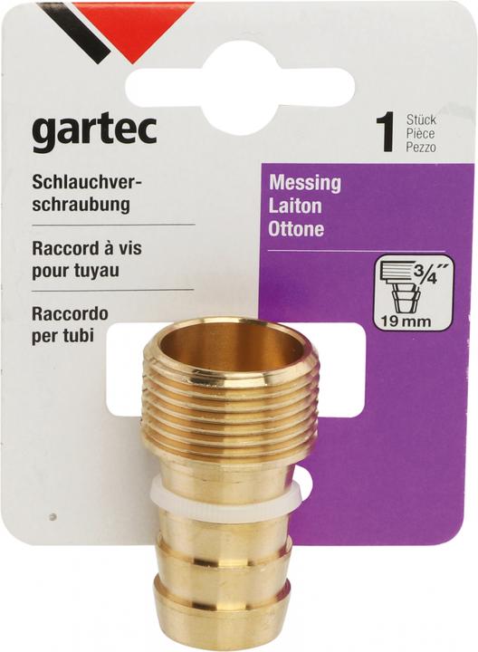 Actual product image Gartec Schlauchverschraubung (Hose connector, 19 mm)