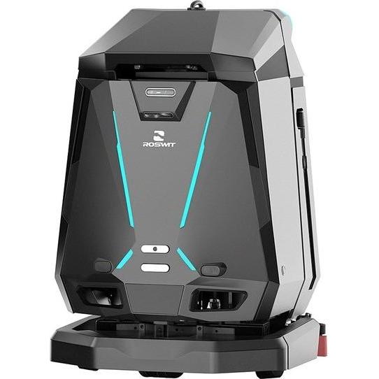 Rosiwit Robot sprzątający AI Skywalker 50-D 3D LiDAR, Robot aspirapolvere, Grigio