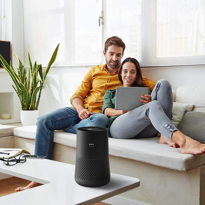 Actual product image Winix A330 Lynx cleaner. CADR 228 m/h (tot 45 m), H13 HEPA filter + Koolstofffilter, works against (45 m²)