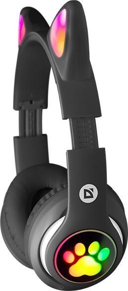 Actual product image Defender słuchawki Bluetooth Freemotion B585 Led czarny/black (63586) (21 h, Wireless)