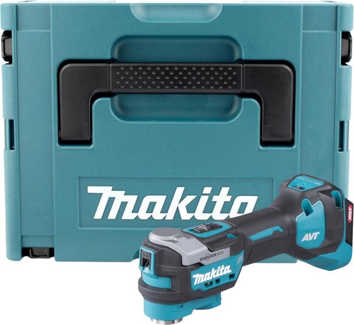 1x Universaleinlage, 1x Makita MAKPAC, 1x Makita TM 001 GZ Akku Multifunktionswerkzeug