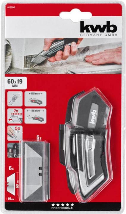 Actual product image kwb Snap-off blade knife 18 mm 026 (Cutters)