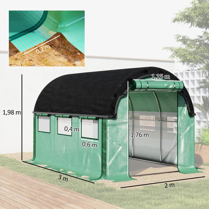 Image du produit Outsunny Tunnels en plastique