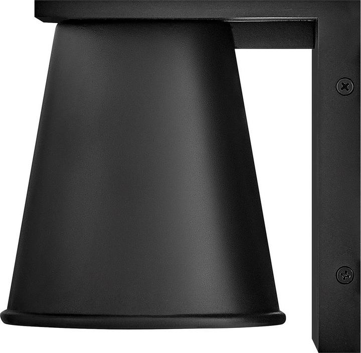 Actual product image Elstead Lighting Elstead HANS Aussen-Wandleuchte GU10 8W Schwarz IP44 (GU10, IP44)