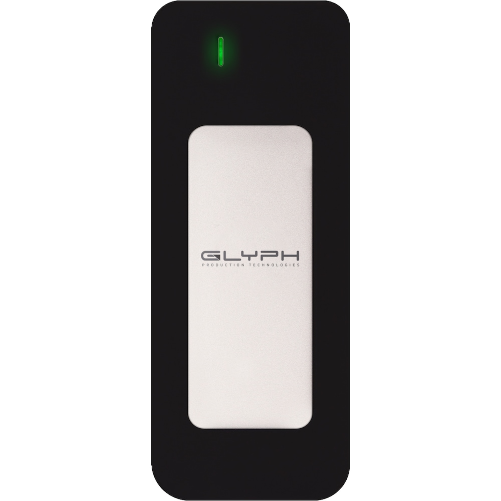 Glyph Atom - 1000 GB - USB Typ-C - 3.2 Gen 2 (3.1 Gen 2) - 560 MB/s - Silber (1000 GB), Externe SSD, Silber, Schwarz