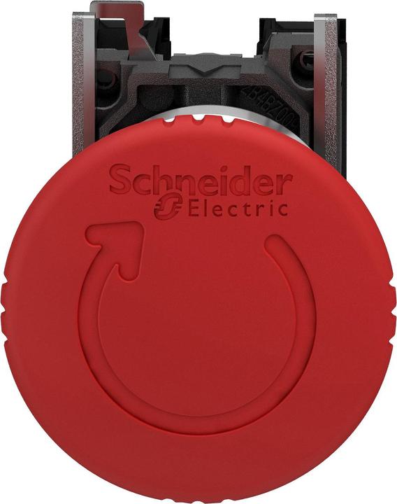 Produktbild Schneider Electric Emergency Stop Red 40mm Twist reset 2NC