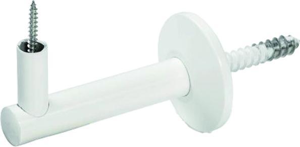 Produktbild OK-Line Handlaufst+AMMAvA-tzen modell 05 mit Trapez-Wandscheibe (Stahl Reinweiss RAL 9010 pulverbeschichtet)