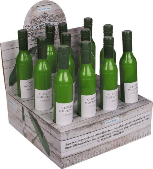 Immagine prodotto Out of the blue Ombrello tascabile bottiglia di vino bianco