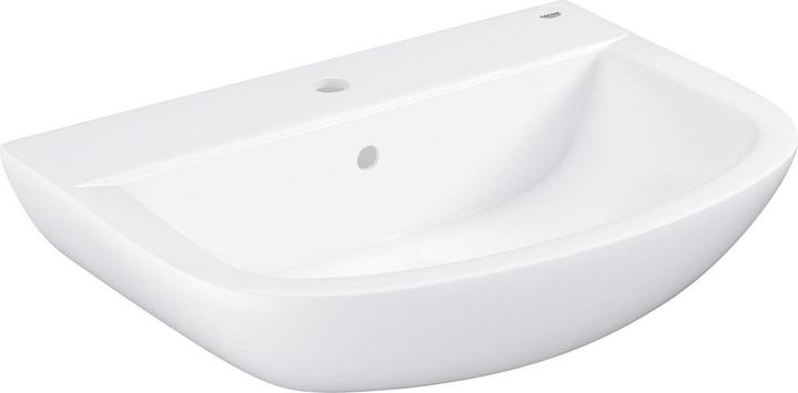 Produktbild Grohe Waschtisch BAU KERAMIK 1 HL m ÜL 646x468mm awe (468 mm, 646 mm)