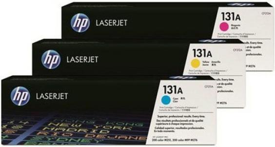 Actual product image HP 131a (M, C, Y)
