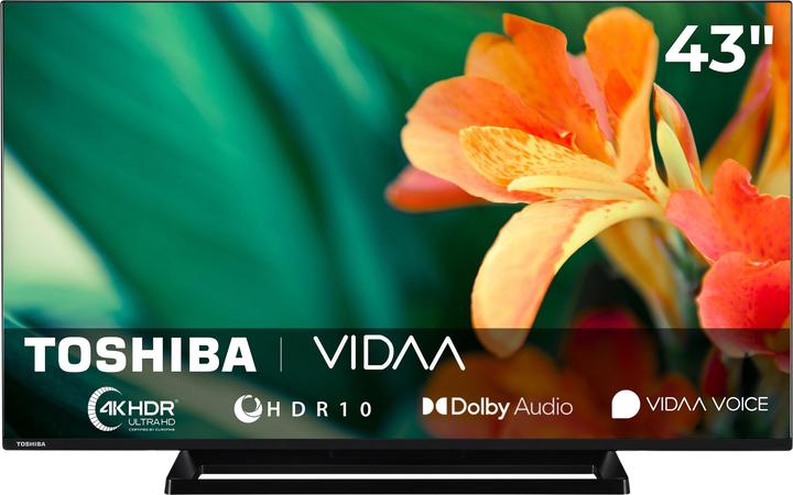 Image du produit Toshiba 43UV3363DA TV 109,2 cm (43') 4K Ultra HD Smart TV Wi-Fi Noir (43", LED, 4K)