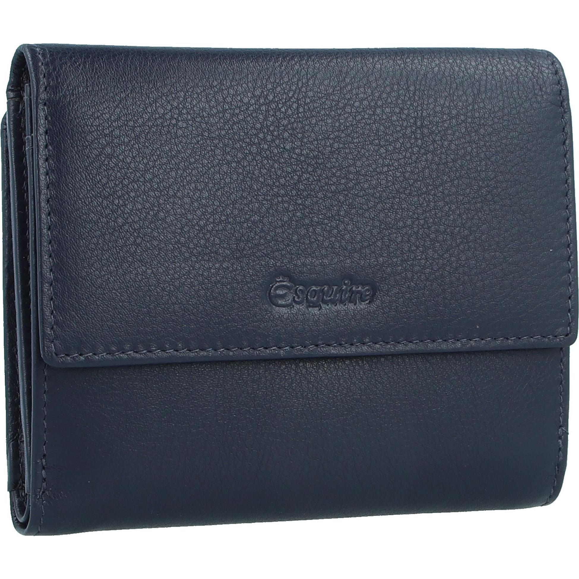 Thumbnail - Esquire, Damen, Portemonnaie, Viktoria Geldbörse RFID Leder 12 cm, Blau