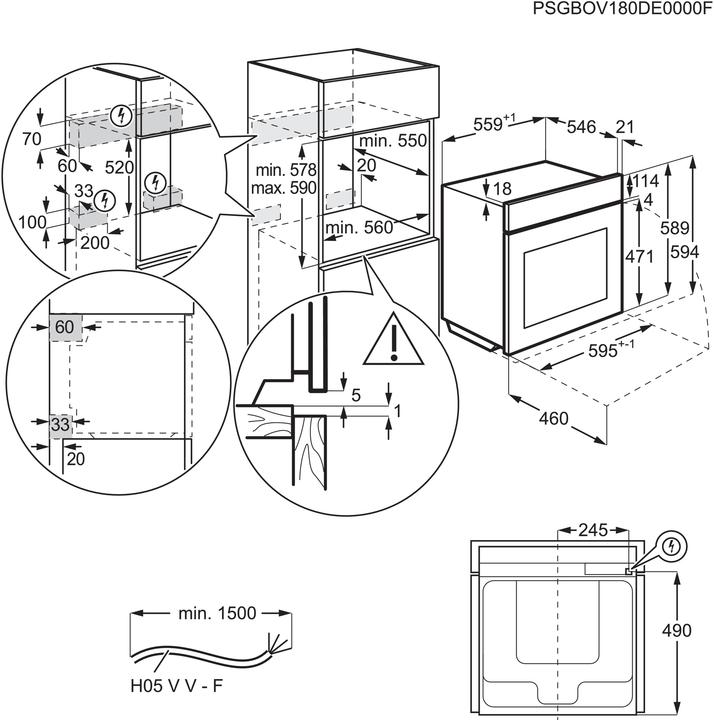 Image du produit AEG Four à vapeur encastrable BOGESKM