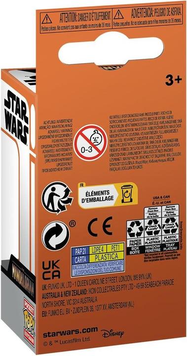 Immagine prodotto Funko Star Wars: The Mandalorian POP! portachiavi in vinile 4 cm Grogu Display (12)