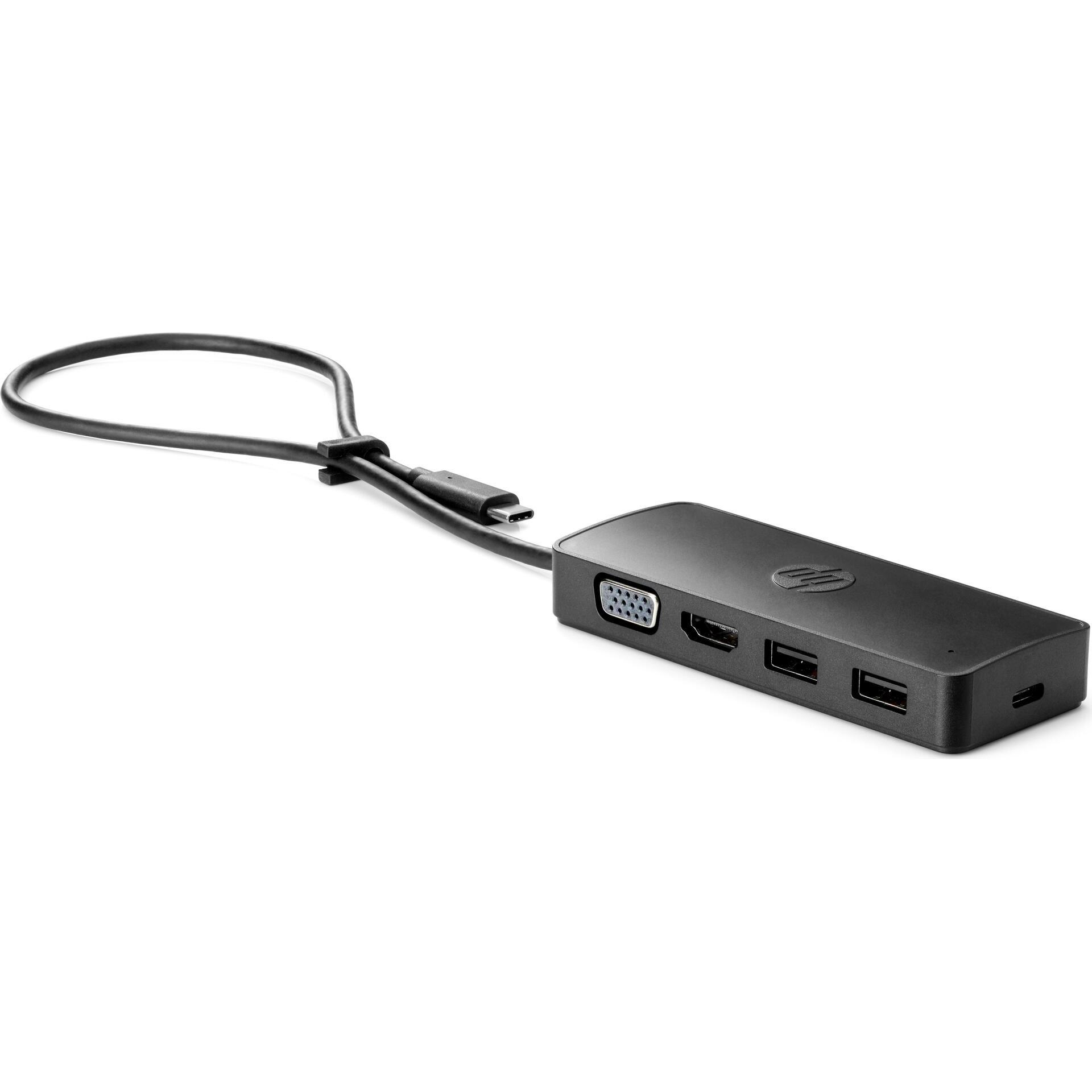 Thumbnail - HP USB-C Travel Hub G2 (USB-C, 4 Ports), Dockingstation + USB Hub, Schwarz