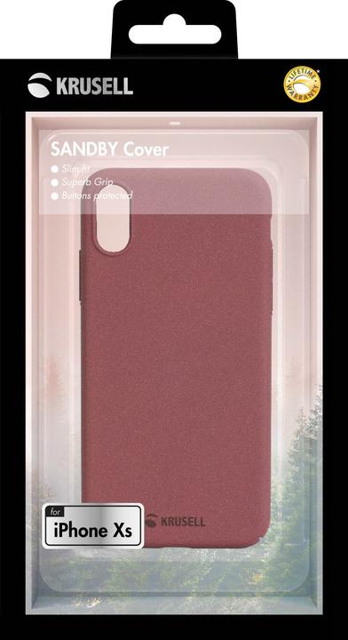 Produktbild Krusell Sandby Cover Apple iPhone XS rust (Apple iPhone X)
