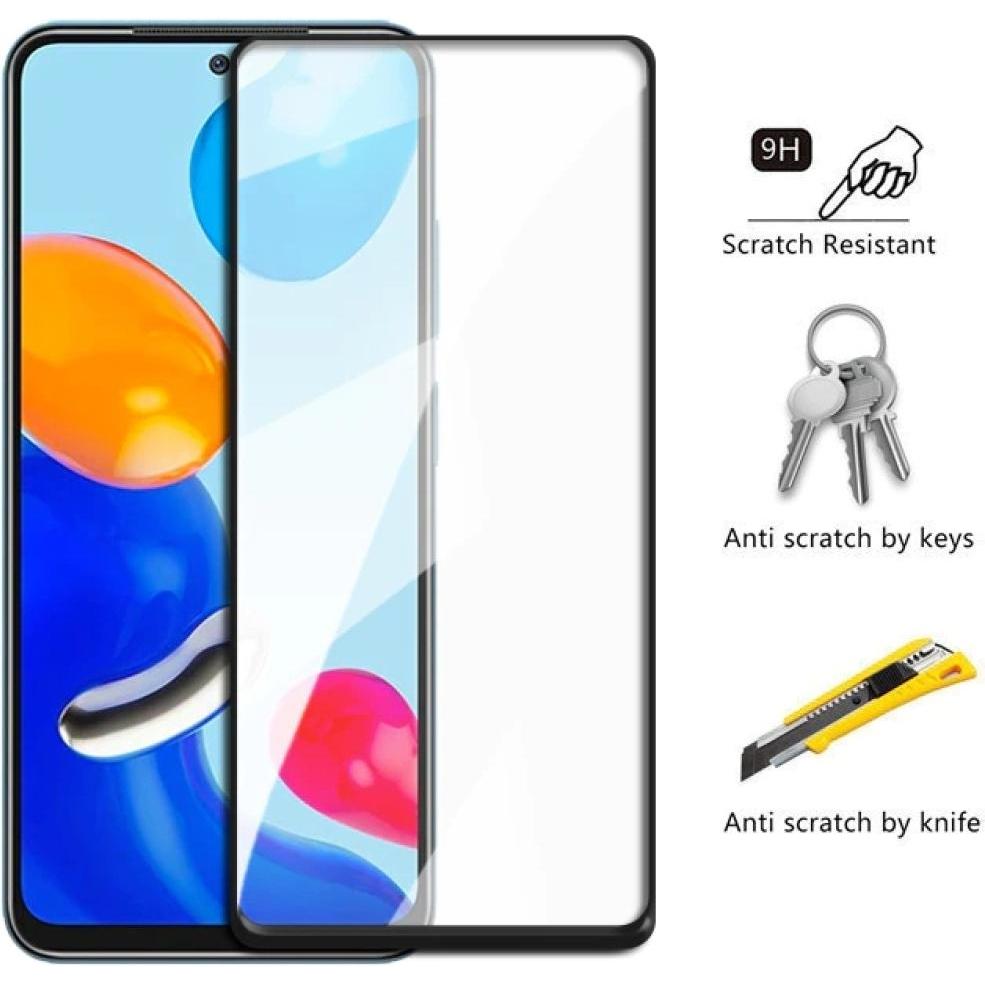 Thumbnail - Screenguard Xiaomi Redmi Note 11 Full Screen Panzerglas Schutzfolie 2.5D 9H (1 Stück, Xiaomi Redmi Note 11), Smartphone ...
