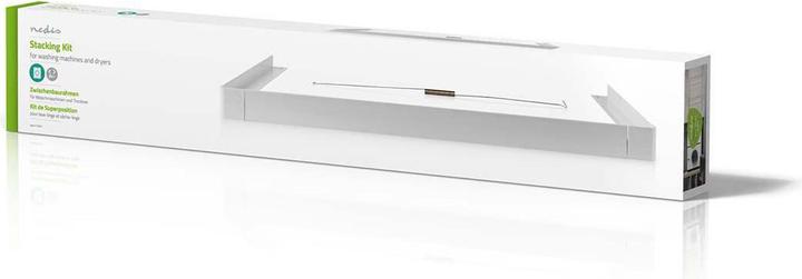 Produktbild Nedis Zwischenbaurahmen für Waschmaschine und Trockner | Universal | Weiss