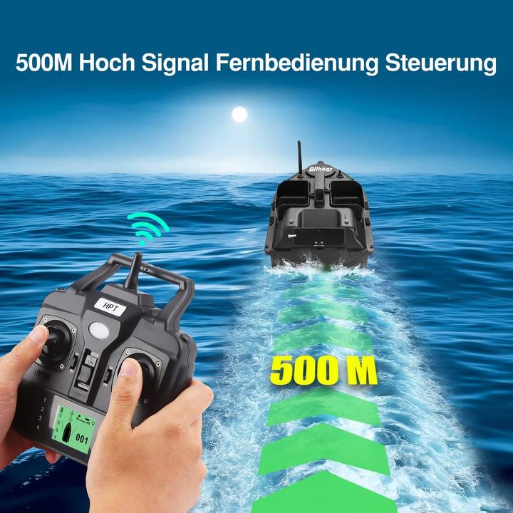 Image du produit Bilbear GPS Futterboot mit 3 Köderbehältern – Angelboot fürs Karpfenfischen