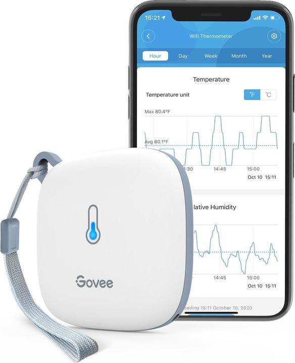 Govee H5179 Termometr i higrometr Wi-Fi wyświetlacz