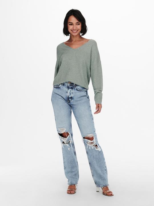 Immagine prodotto Only Maglia a maglia con scollo a V (M)