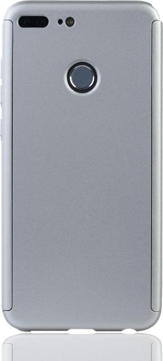 Produktbild König Design Hülle Handy Schutz für Huawei Honor 9 Lite Full Case Cover Displayschutz Silber (Honor 9 Lite)