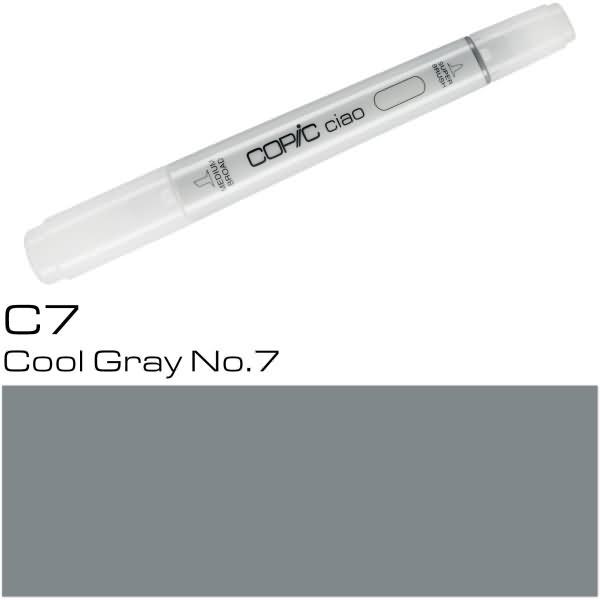 Actual product image Copic Ciao Type C - 7 (C-7 - Cool Gray No.7, 1 x)