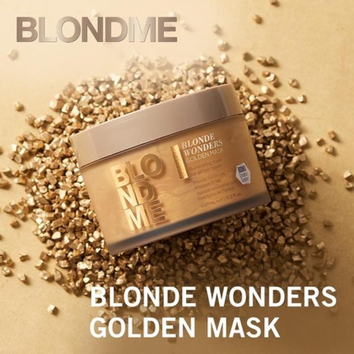 Produktbild Schwarzkopf Blondme - Blonde Wonders Golden Mask (450 ml)
