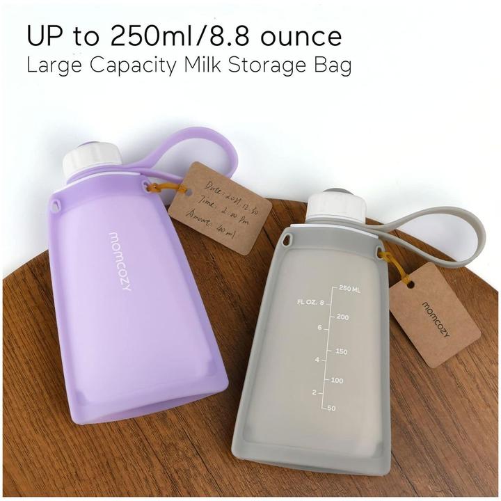 Actual product image Momcozy Silikon-Milchaufbewahrungsbeutel