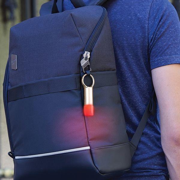 Actual product image Lexon Nomaday Flash Brelok LED złoty/gold LL137D