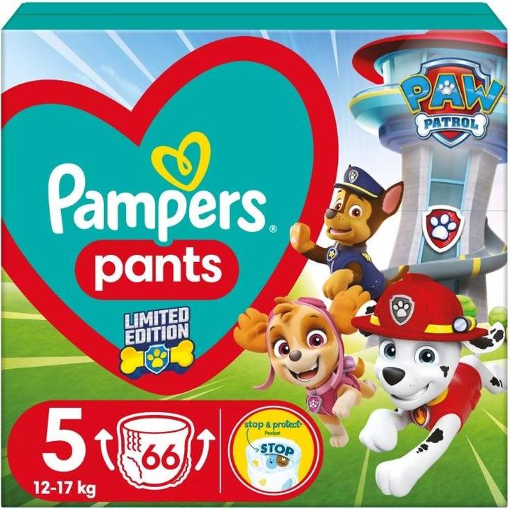 Actual product image Pampers Paw Patrol Pants (Size 5, Pack, 66 pcs.)