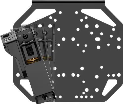 Actual product image Moza Universal mounting plate for switches and handbrake (PC)