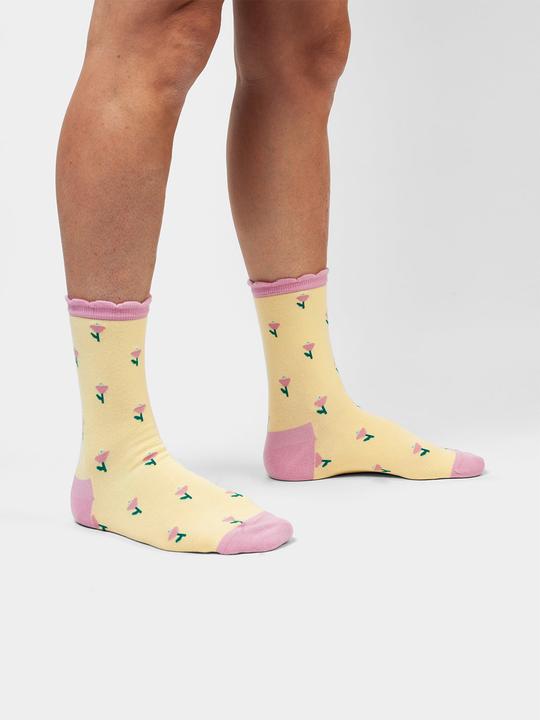 DillySocks Yellow Field of Flowers (Einzelpack, 39 - 41)
