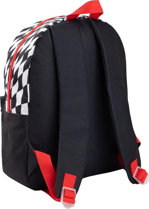 Actual product image Hot Wheels Checkerboard Flame Backpack Set