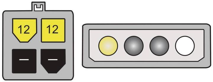 Image du produit Delock Câble d'alimentation électrique P4 4Pin
