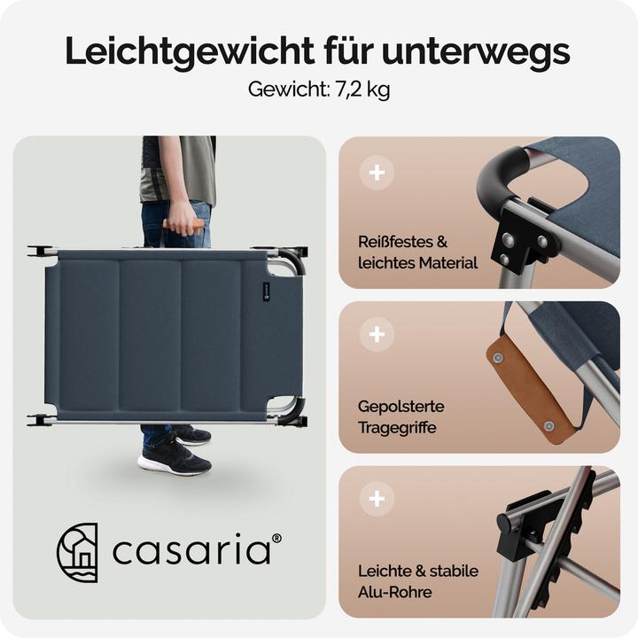 Actual product image Casaria Sun lounger (210 cm)