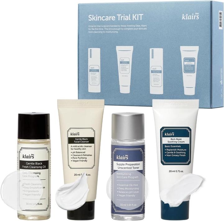 Actual product image Dear Klairs Skincare trial kit (Facial care set)