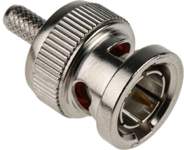 Image du produit RS PRO Connecteurs Connecteur coaxial BNC, montage sur câble, connexion sertie, pour RG179-Ka