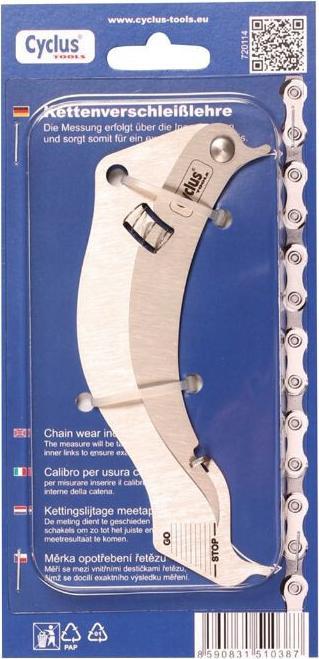 Immagine prodotto Cyclus Tools Misuratore di usura della catena con indicatore di usura