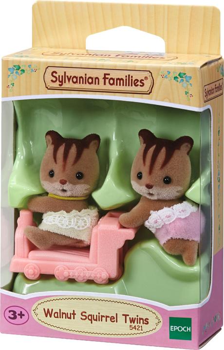 Actual product image Sylvanian Families Walnut Squirrel Twins
