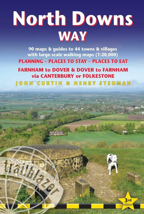 Actual product image North Downs Way Trailblazer Walking Guide 3e