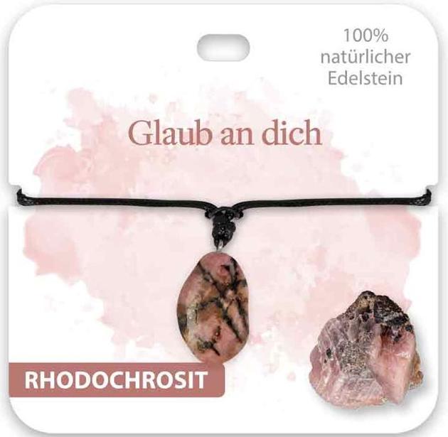 Image du produit BB Klostermannn Kette Rhodochrosit Glaub an dich (Rhodochrosite)