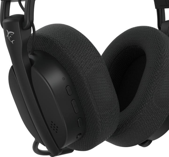Actual product image White Shark WGH-2444 Firecrest Black (No noise cancellation, 15 h, Cable, Wireless)