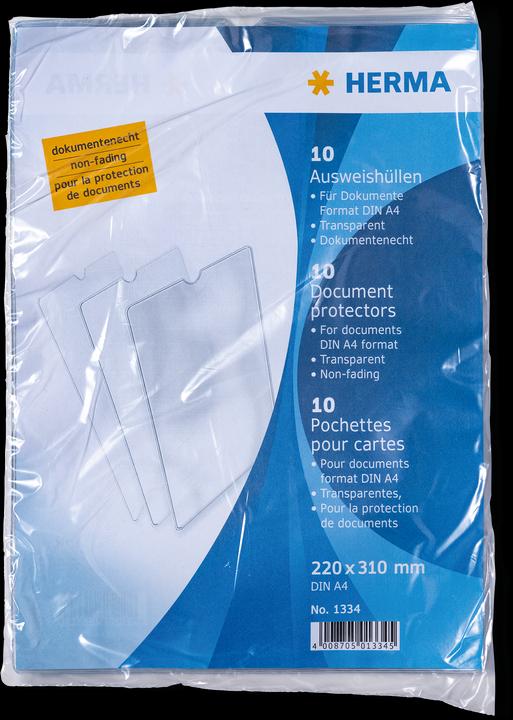 Produktbild HERMA Ausweishüllen (A4, 10 x)
