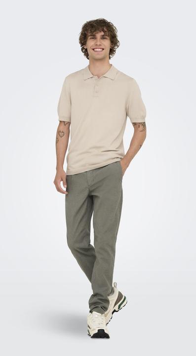 Produktbild Only & Sons Normal geschnitten Polokragen Pullover Polo (L)