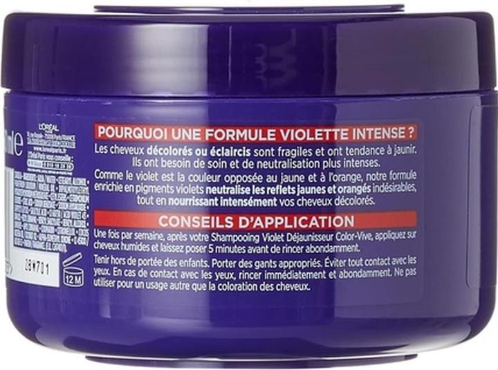 Image du produit L'Oréal Paris Masque violet intense neutralisant les reflets jaunes