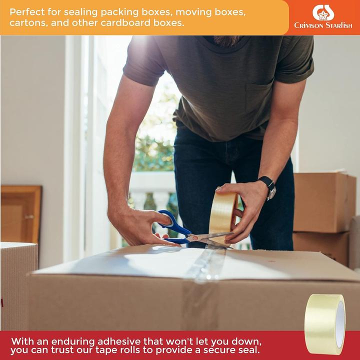 Image du produit Crimson Starfish 12er Pack Paketklebeband (48 mm)